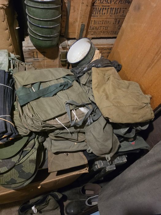 Военни противотази-звида мешки щансов танк бонета панталони манерки канчета за хранаштикове