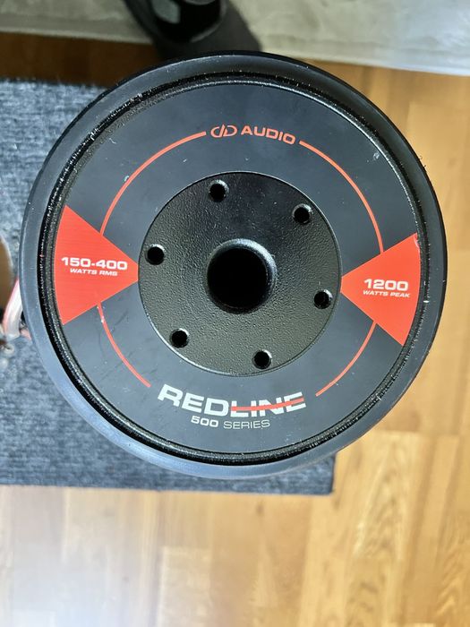 Subwoofer DD Audio Redline 500 (8") + Stație Vibe LiteBox 250w rms