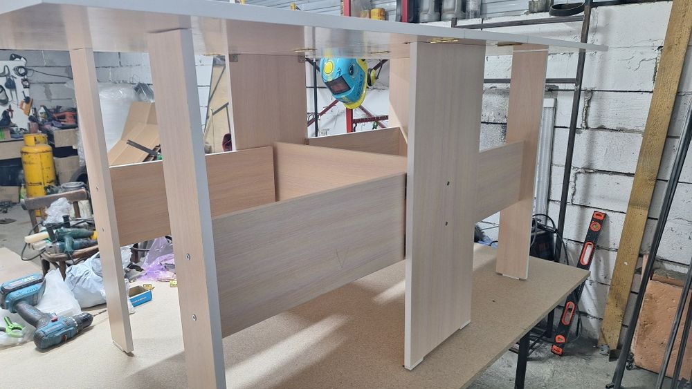 Стол-книжка дуб молочный