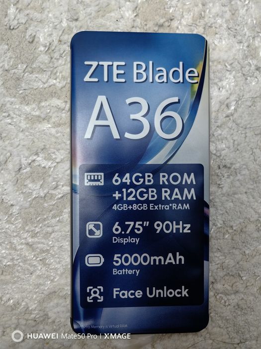 ZTE Blade A36 4(12)/64 абсолютно новый