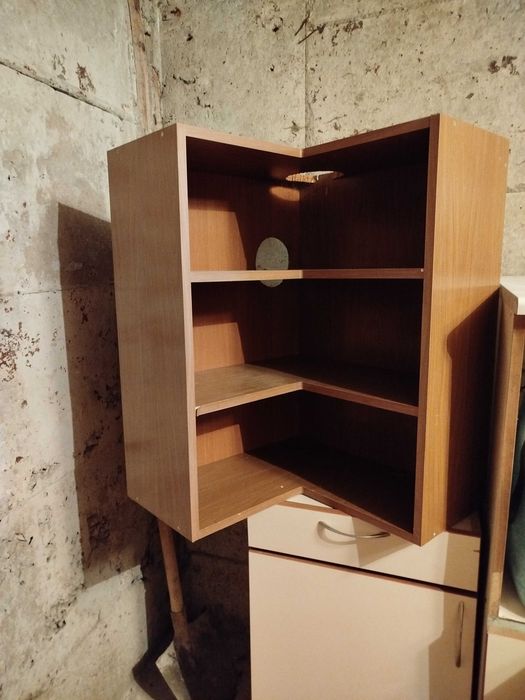 Кухня горни шкафове mdf и мивка с батерия (вкл. сифон)