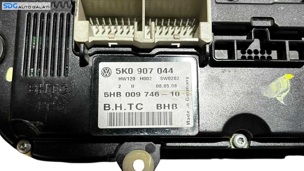 Panou Modul Unitate Comanda AC Aer Conditionat Clima Climatronic Dublu Dual Zone Volkswagen Tiguan 2012 - 2018 Cod 5K0907044 5HB009746 [LC0648]