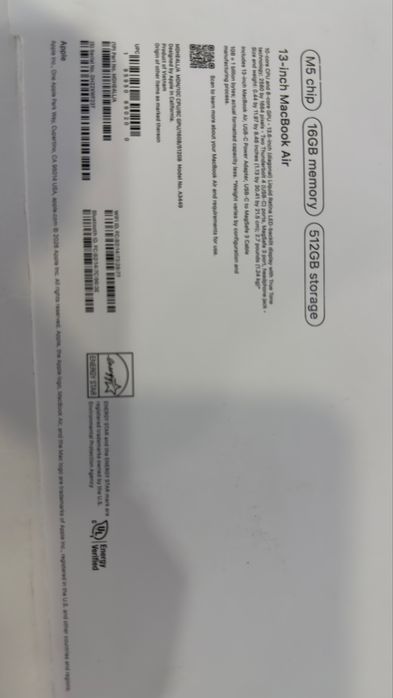 MacBook Air 13.6 M5 16/512GB Mid