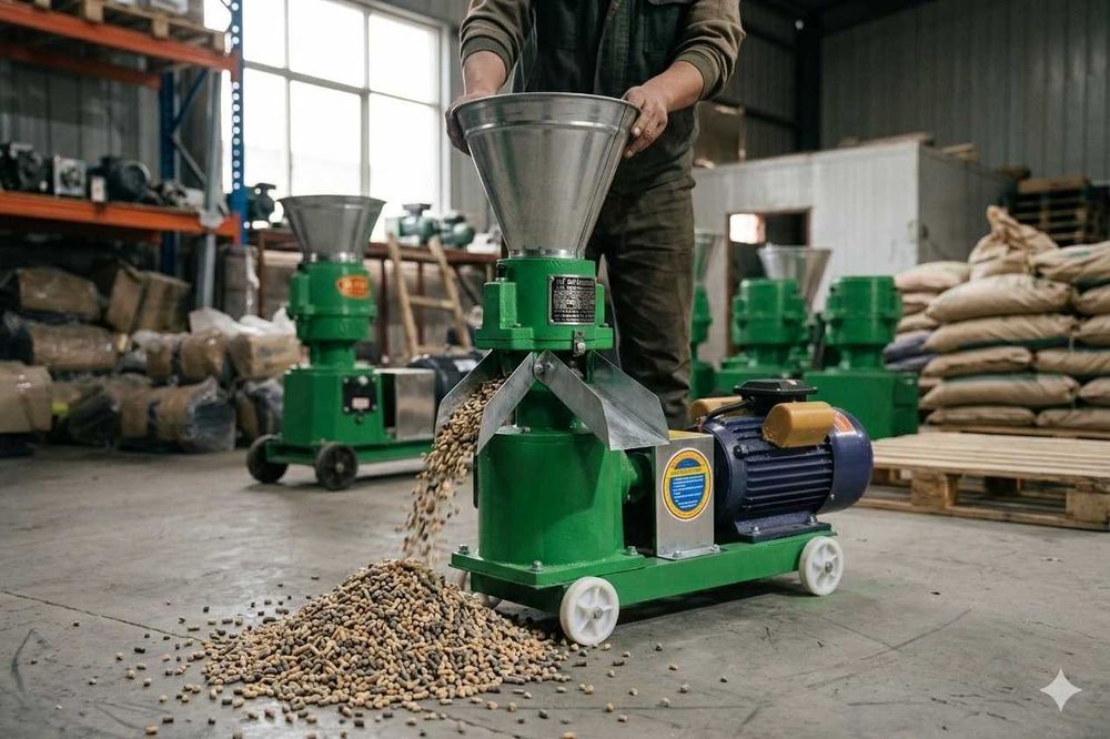 Грануляторы для комбикорма, разных объемов! С гарантией на год!