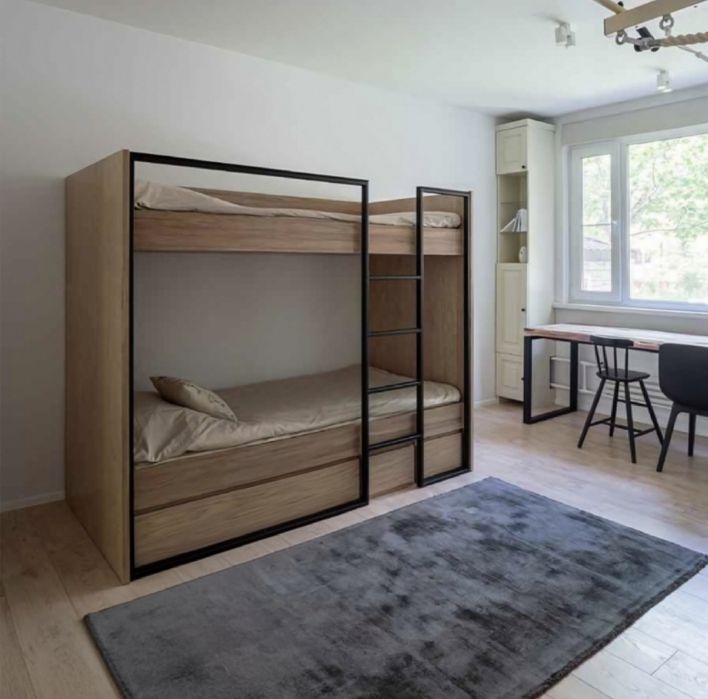 Детская кровать, Двухъярусная кровать, Bolalar kravati, ikki etajli