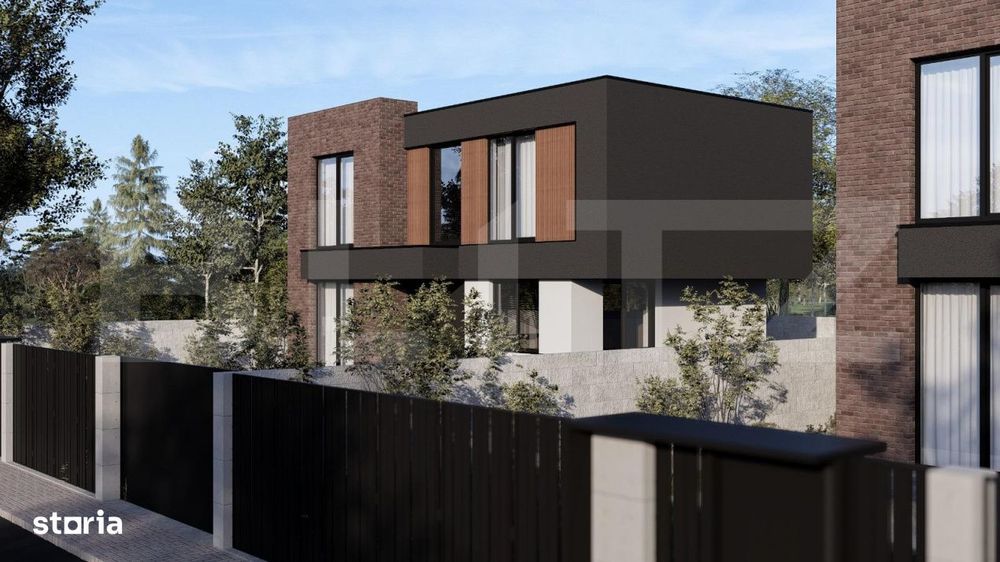 Casa moderna la rosu , 114.95 mp utili,  324 mp teren - Burdujeni