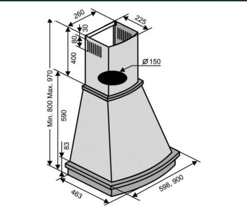 Кухонная Вытяжка Ротонда