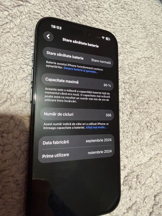 Iphone 15 negru 128gb