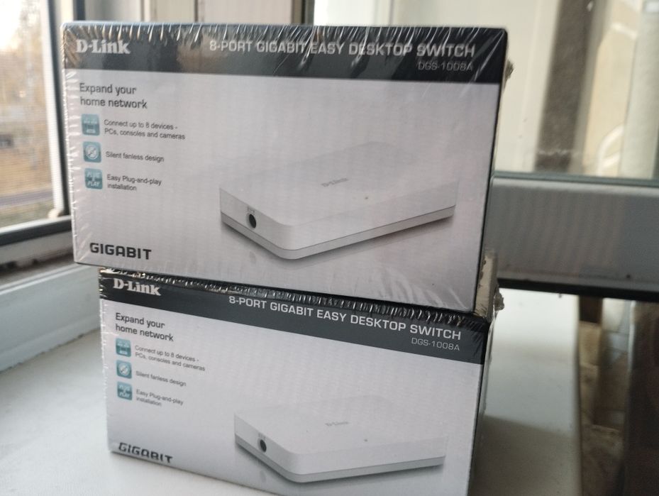 8-портовый коммутатор D-Link