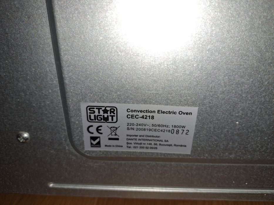 Cuptor electric STAR LIGHT