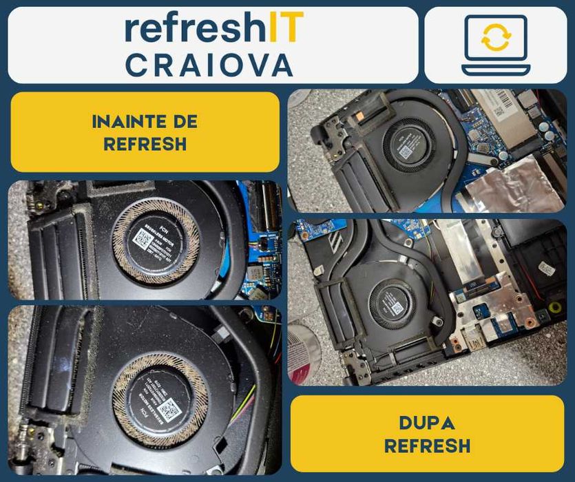 Servicii de diagnoză, curățare și mentenanță PC, Laptop-uri și Console