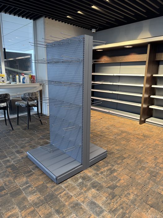 Rafturi metalice pentru supermaket gri antracit