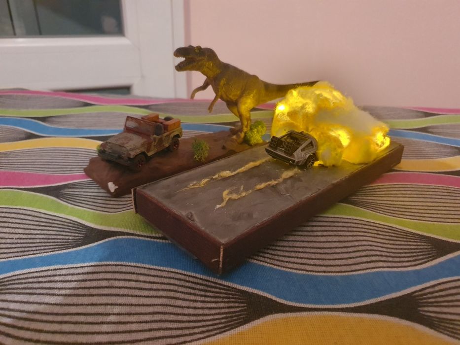 Диорами Back To The Future ; Jurassic Park