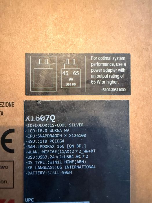 Спешно НОВ Лаптоп Asus Vivobook 16 1TB