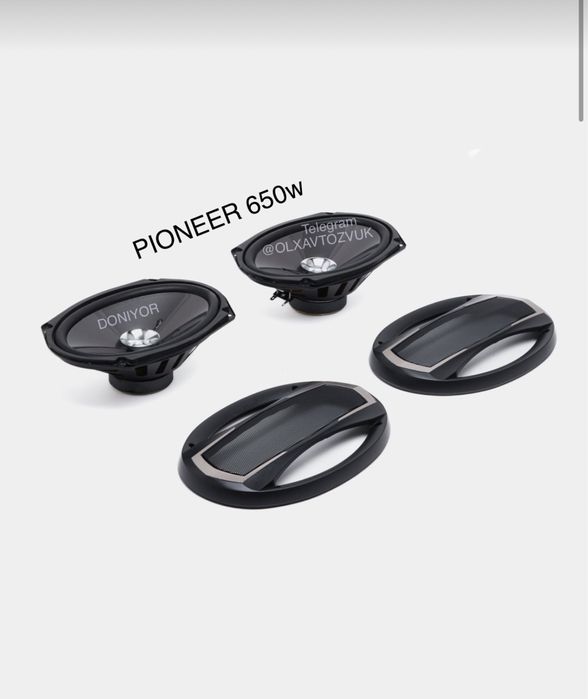 Pioneer qovun kalo’nka 650w 2ta yangi karo’pka cheti rezinkali avto