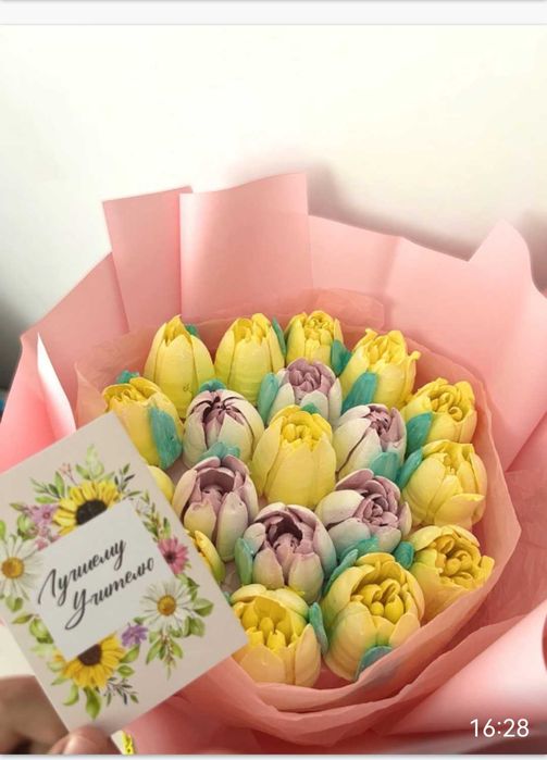 Зефирные букеты на 1сентября