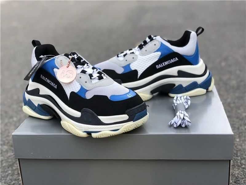 Balenciaga Triple S - Black/Cream/Dark Green