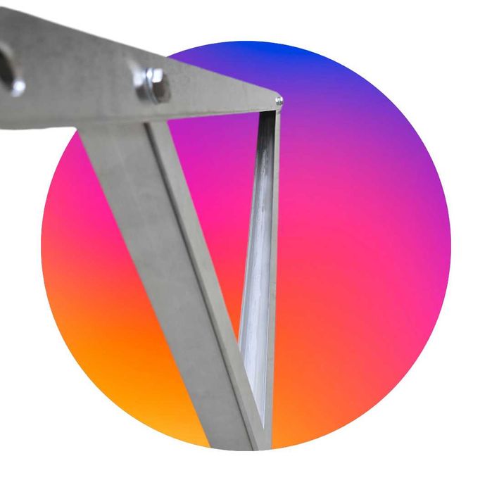 Алуминиева Стойка за соларен панел с ШИРИНА ДО 135см - ГОЛЯМА