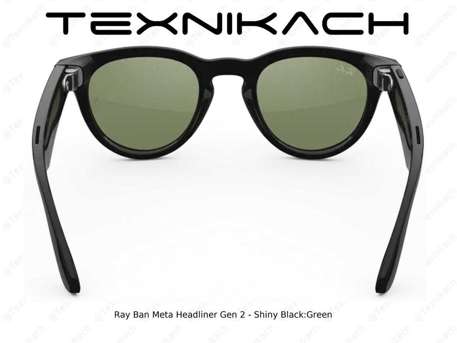 Ray Ban Meta Headliner Gen 2 - Shiny Black/Green