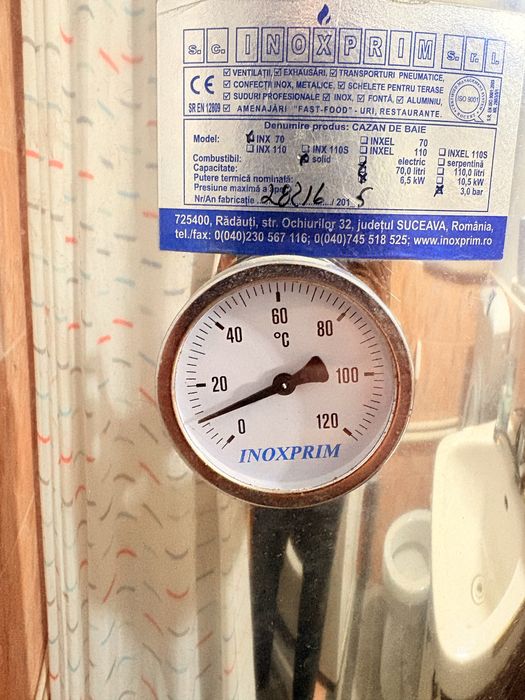 Boiler lemne 70 litri