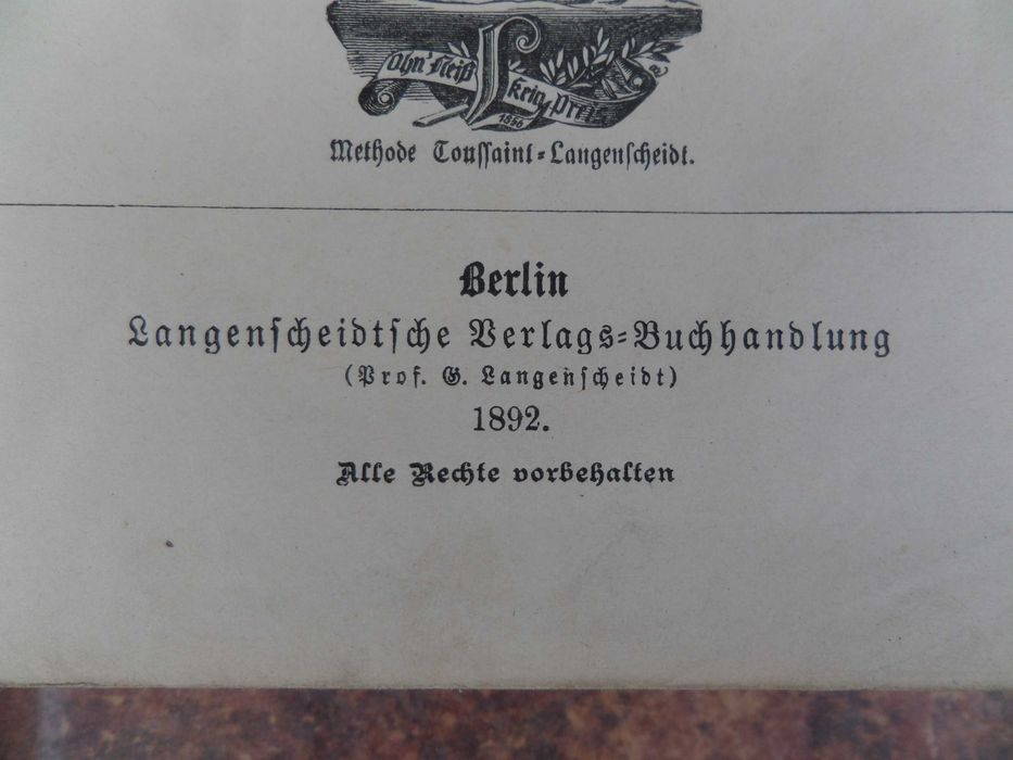 Carte veche 1892 vintage pentru colectionari originala dictionar francez german cu  provenienta