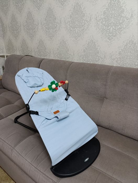 Шезлонг детский качалка