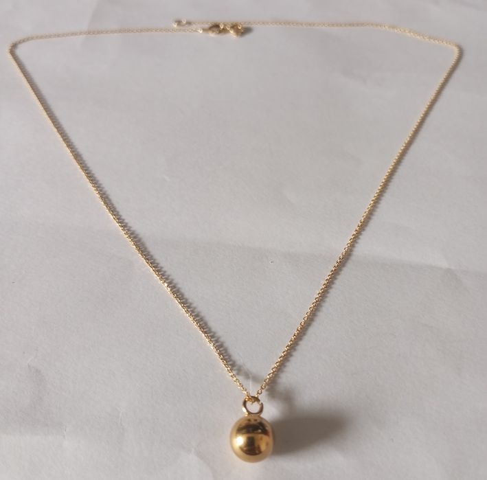 Set cercei și colier argint 925 placat cu aur