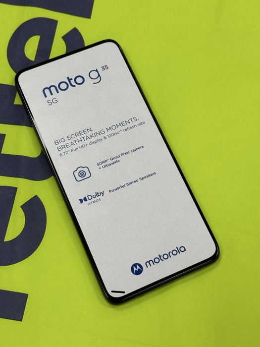НЕАКТИВИРАН 256GB Motorola g35 5G Yettel Гаранция 2028 Green | Зелен