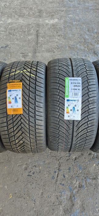4 anvelope M+S noi,fata Tercelo 275/40/20,spate Grenlander 315/35/20,dot 2025-2026.Pretul este pe bucata.