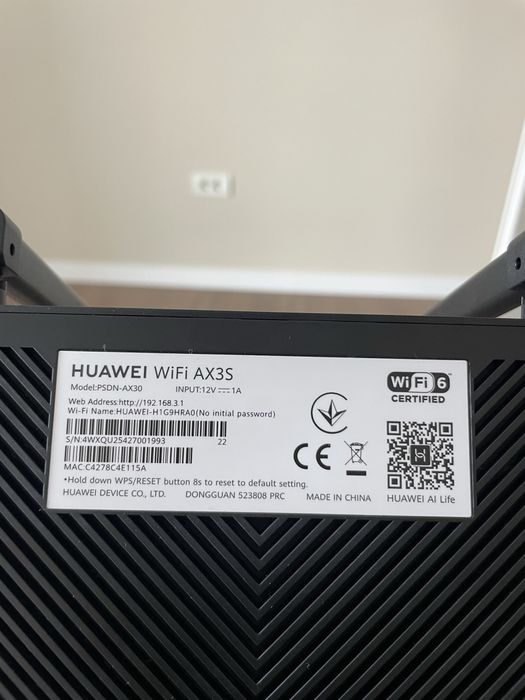 Router Wireless Huawei AX3S, Wi-Fi 6, Dual-Core, Gigabit – Nou/Testat