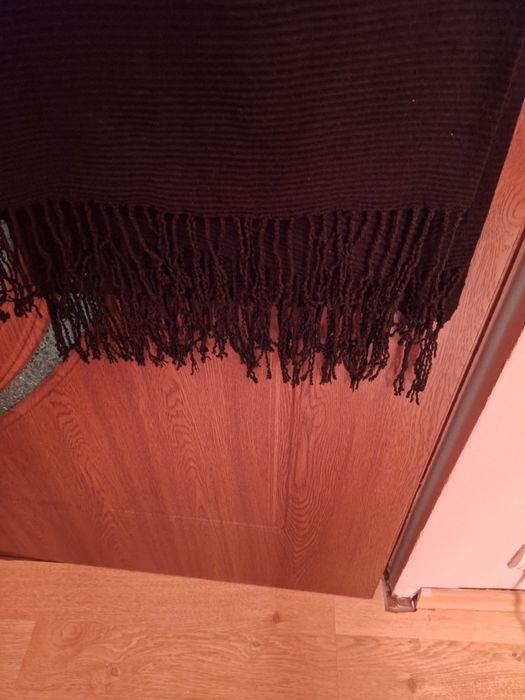 Esarfa,fular,negru,groasa