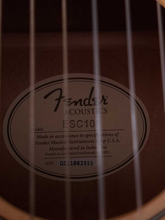 Chitara clasica Fender ESC105 + Husa NOU