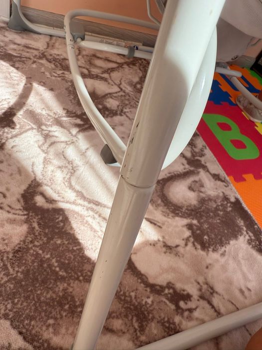 Електрическа бебешка люлка-шезлонг Lorelli - Tango, Cool grey stars