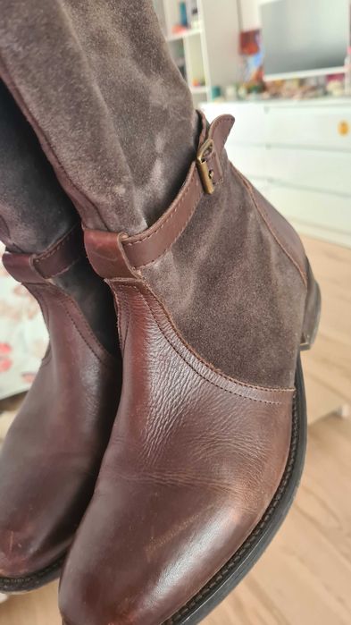 Дамски кафеви ботуши