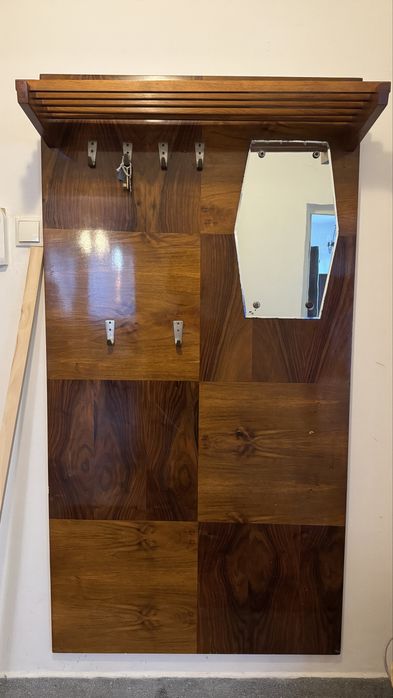 Cuier perete retro vechi lemn