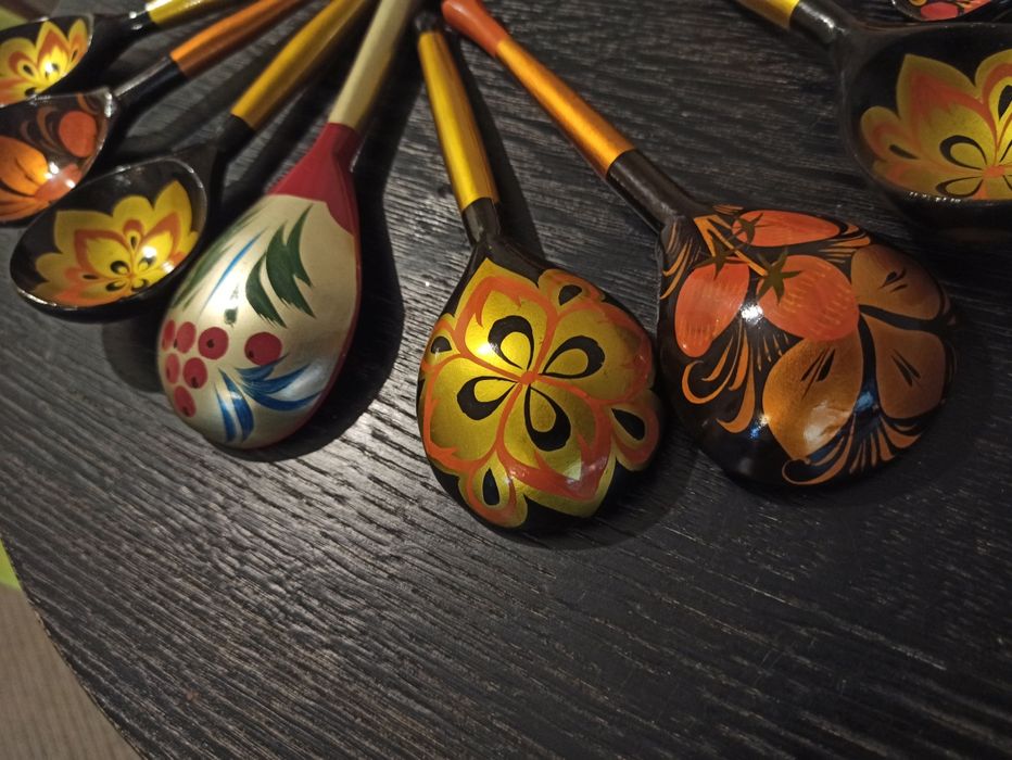 Руски дървени лъжици и други