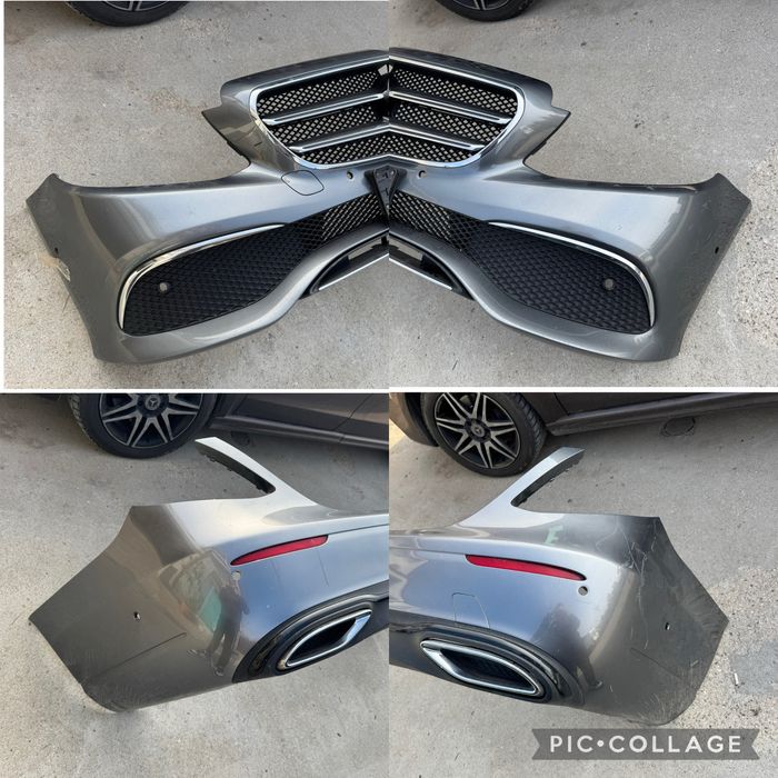 Mercedes W213 предна броня , задна броня , фарове  ,стопове , багажник