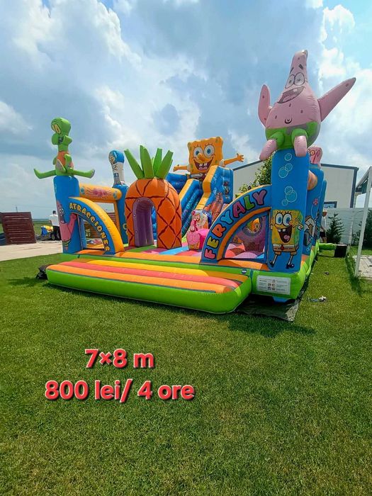 Închiriez topogan gonflabil pentru evenimente