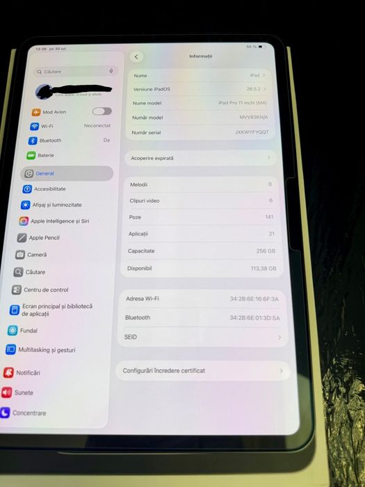Ipad Pro 11 M4 256gb