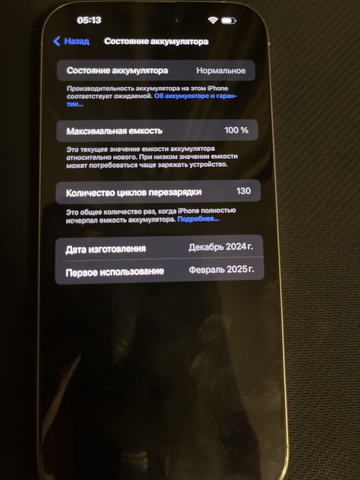 Iphone 16 Pro Max 256 GB 100%акум