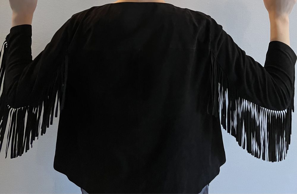 Куртка легкая замша