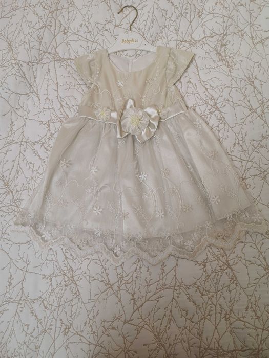 Детска официална рокля 18 м