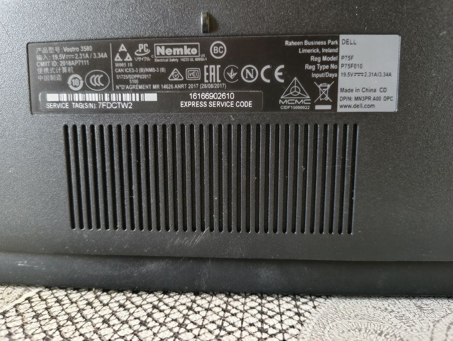 Dell Vostro 3580