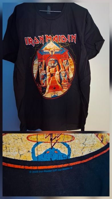 Чисто нови лицензирани тениски на Iron Maiden