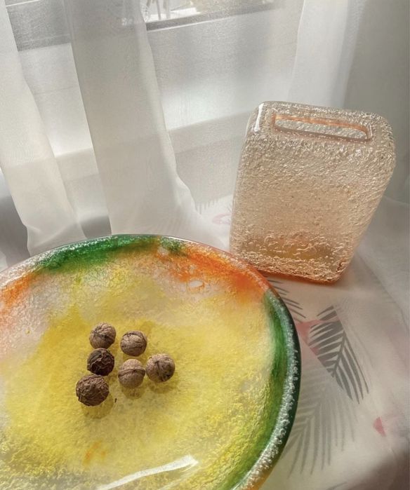 Ваза и ладья из плексиглас советское