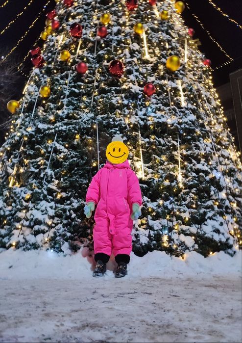 Комбенизон для девочки зимний