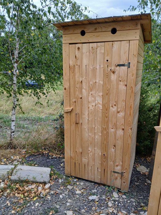 Wc gradina lemn toaleta afumatoare