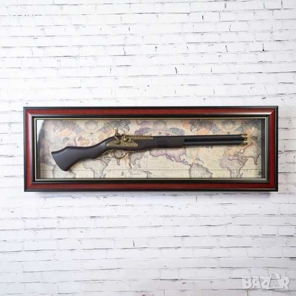 Нова Декорация Пушка/95х30/ -  Старинно Оръжие - Ретро Пистолет/72х48/