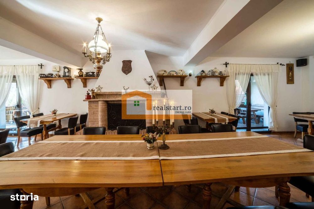 Oportunitate, Restaurant cu MiniPensiune 800mp, 1,8ha teren, Via Trans