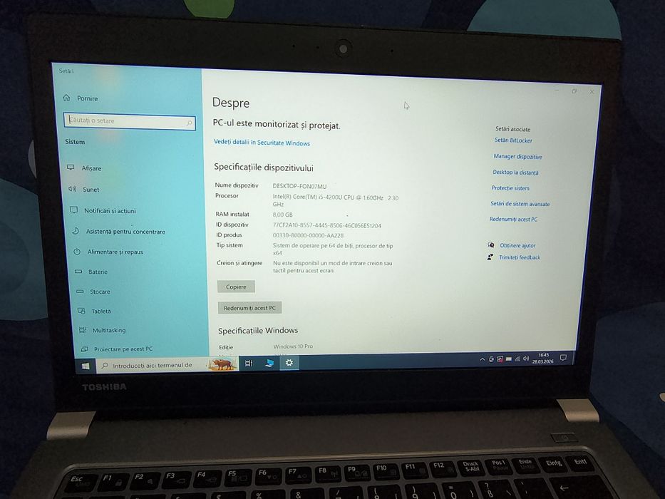 Laptop Toshiba Portege Z30 I5 Gen.4
